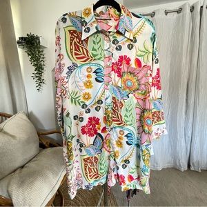 Zara floral romper